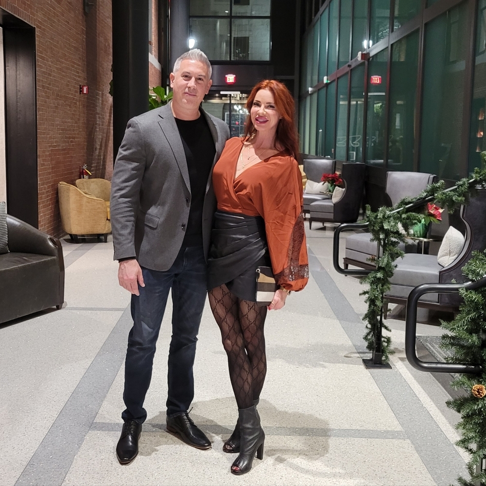 Elizabeth and James 100% silk wrap shirt with lace